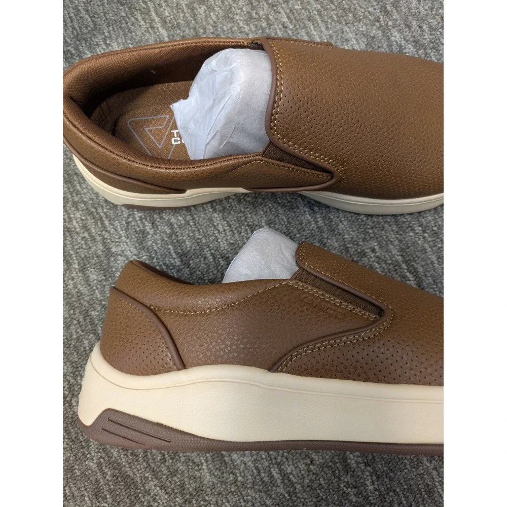 Vance Tru Comfort System Mens Townes Brown Slip On Shoes Size 9‎